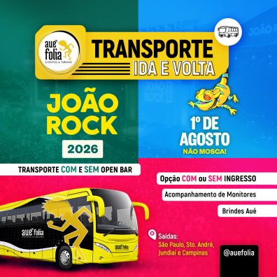 Transporte João Rock 2026