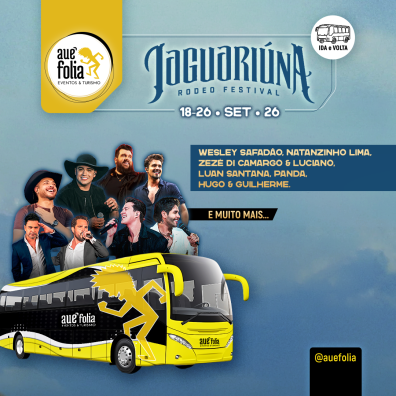 Jaguariuna Rodeo Festival 2026 - 26 de setembro