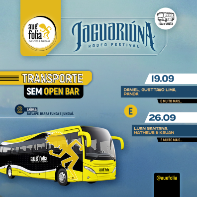 Jaguariuna Rodeo Festival 2026 - 26 de setembro - SEM OPEN -Luan Santana - Matheus & Kauan