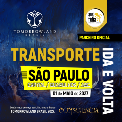 Transporte Tomorrowland Brasil 2027 - Sábado 01 de Maio - Saída São Paulo